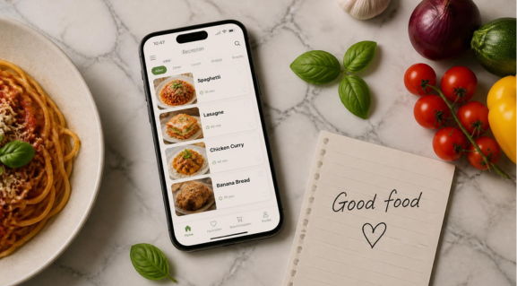 Recipe cards in MELVO Recipes
